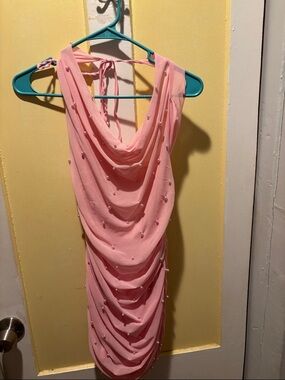fashion dress wear Vintage 1991 Gianni Versace Documented Runway Baroque Print Silk Strapless  Mini Dress